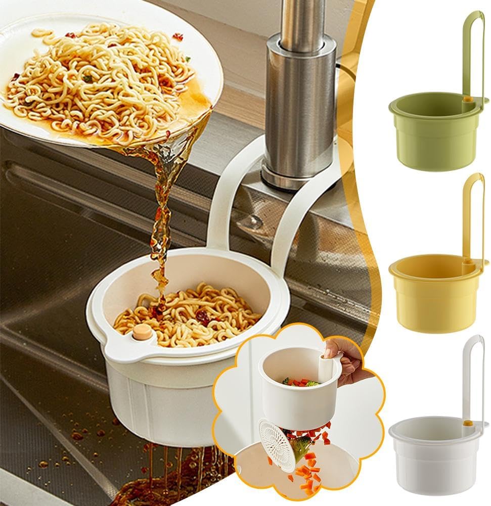 2 in 1 Kitchen Sink Drain Basket