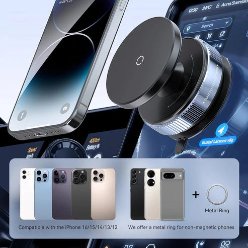 Magnetic Car/Desk/Table Phone Holder (360° Rotation)