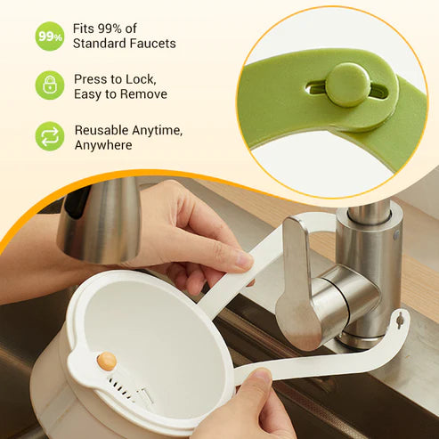 2 in 1 Kitchen Sink Drain Basket