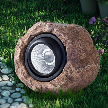 Solar Powered Waterproof LED Rock Lamp