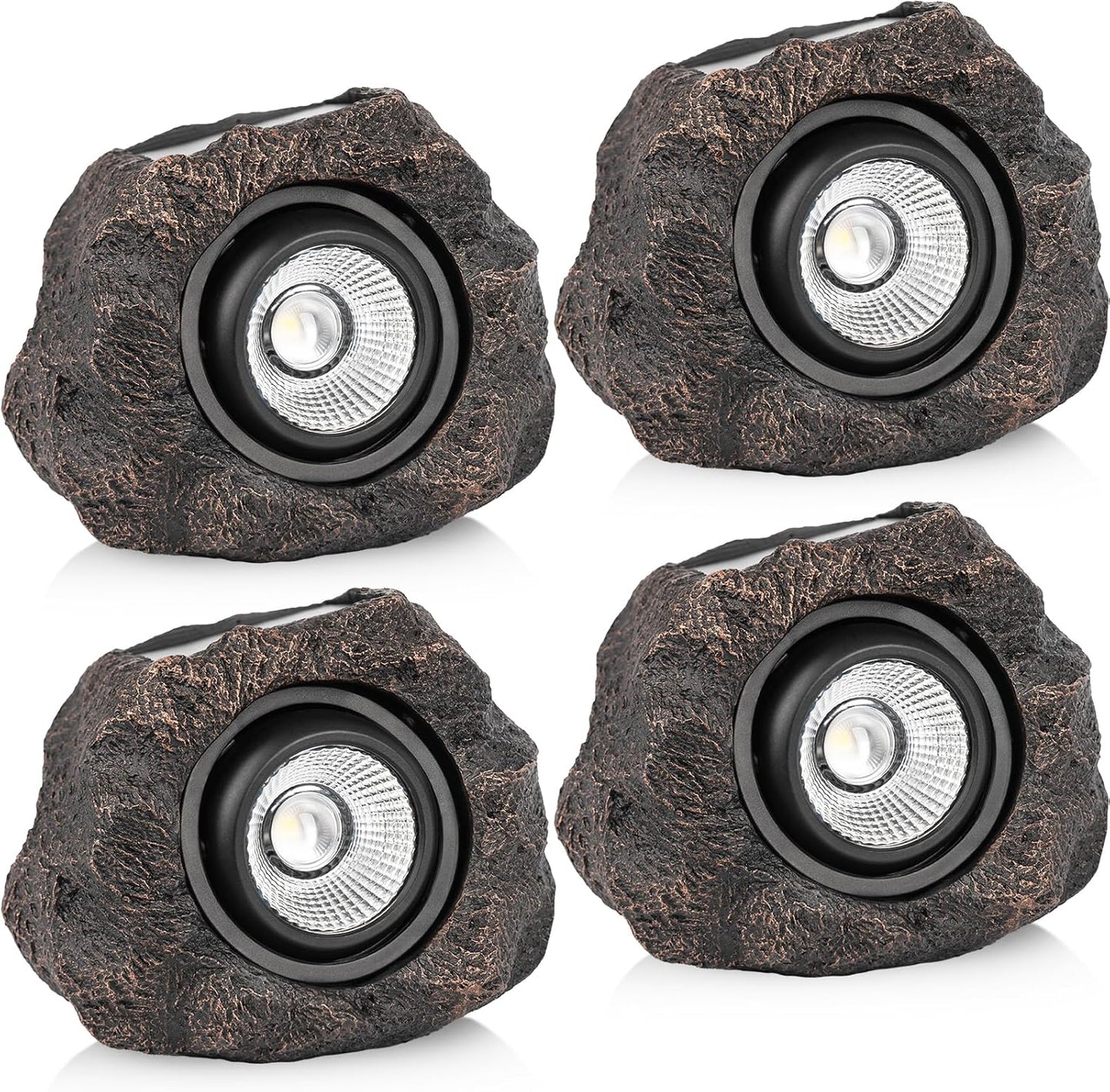 Solar Powered Waterproof LED Rock Lamp
