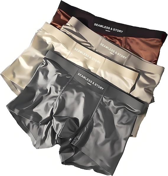 Men's Elegant Ice Silk Boxer {Pack of 7}