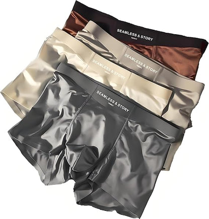 Men's Elegant Ice Silk Boxer {Pack of 7}