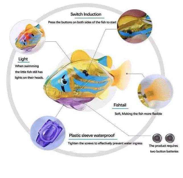 LED Robot Fish Toys